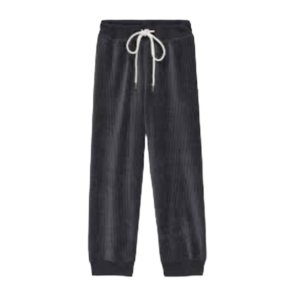 THE GREAT. Pants - The Great The Corduroy Lantern Sweatpants in Slate Gray Size 1